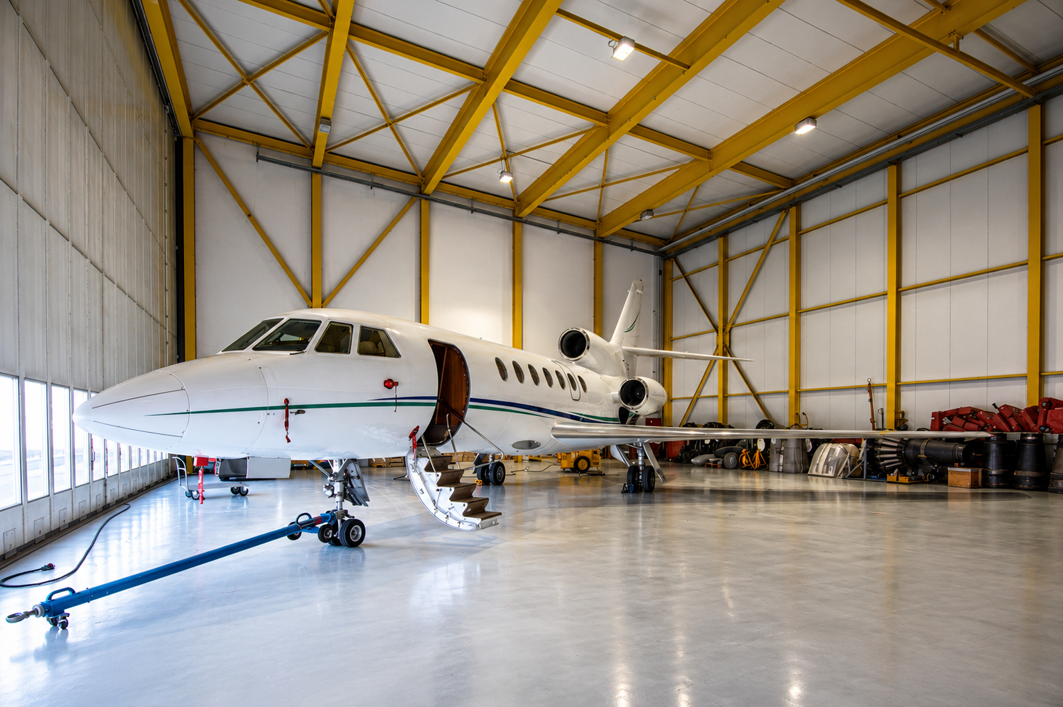 Falcon 50 private jet