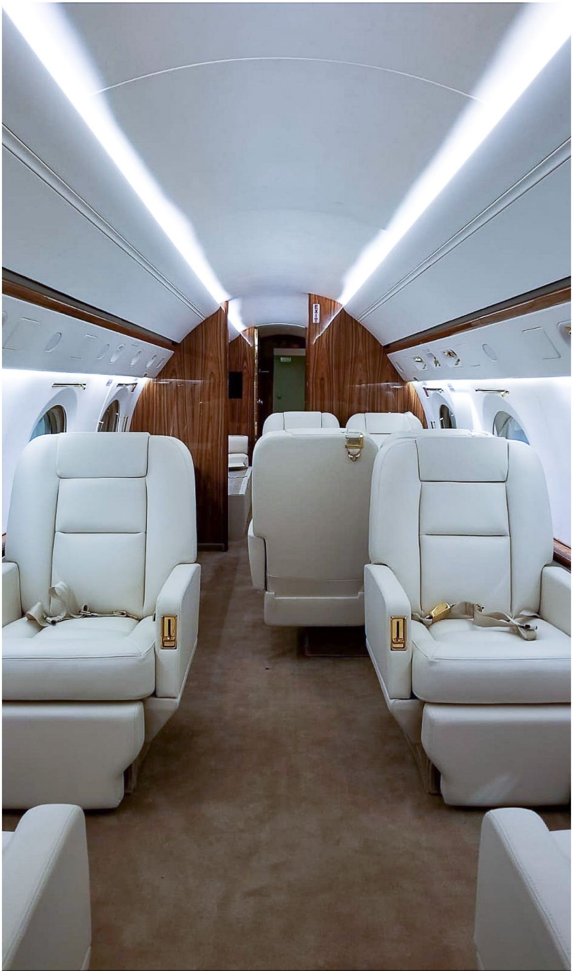 Gulfstream GV cabin interior